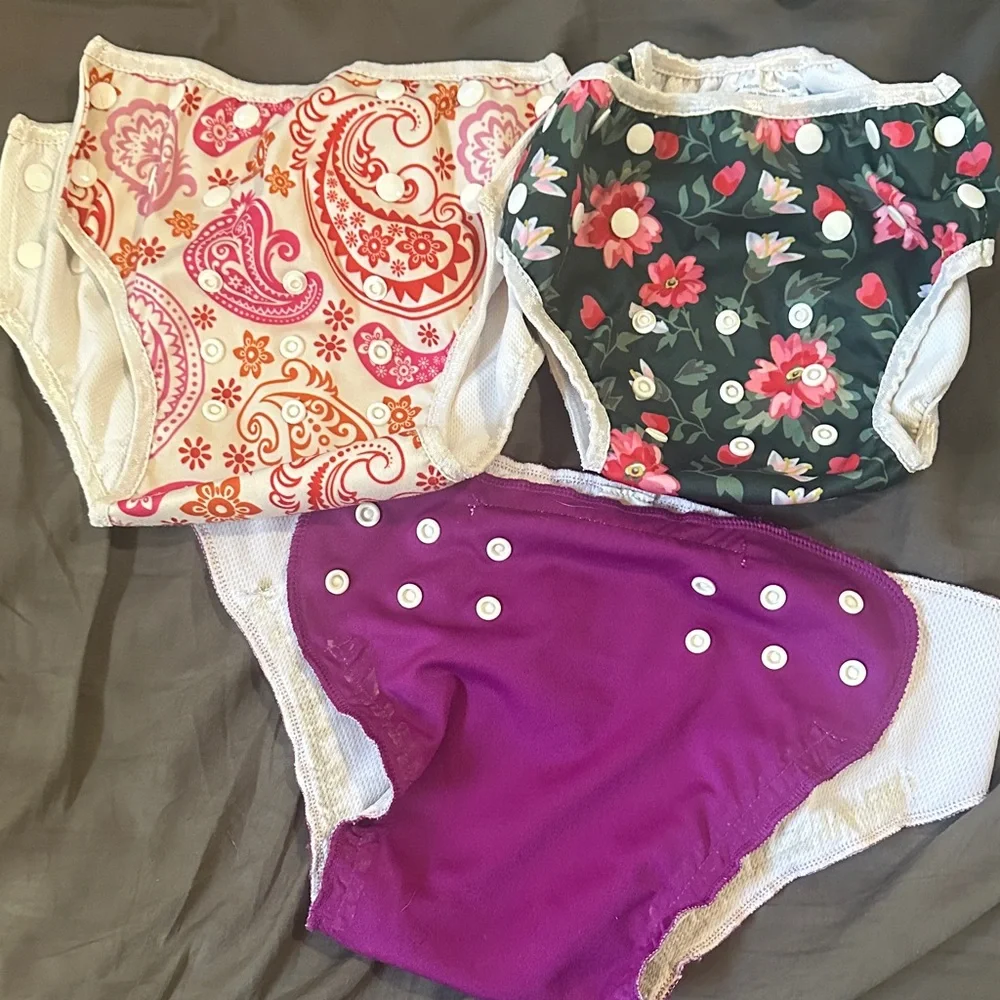 Floral and Paisley Kids Reusable Diaper Covers